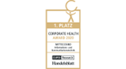Logo von "Corporate health award" 2020