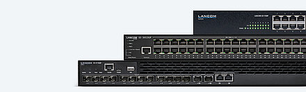 Kollage LANCOM Netzwerk Switches