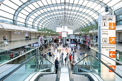 LANCOM auf der EuroShop 2026 Messehalle in der Messe Düsseldorf