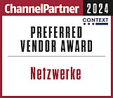 Channel Preferred Vendor Award 2024 in der Kategorie Netzwerke