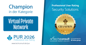 PUR Award 2026 in der Kategorie „Virtual Private Network“