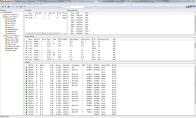 Benutzeroberfläche WLANmonitor Screenshot