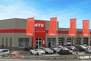 Foto des Gebäudes der ATU-Fliale in Parsdorf
