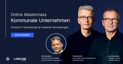 Banner zur Online Masterclass für kommunale Unternehmen