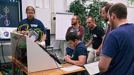 Teilnehmer beim LANCOM KRITIS Hands-on Workshop in Braunschweig