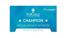 Logo Auszeichnung PUR 2022 VPN-Champion
