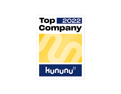 Logo zur Kununu Top Company Auszeichnung 2022