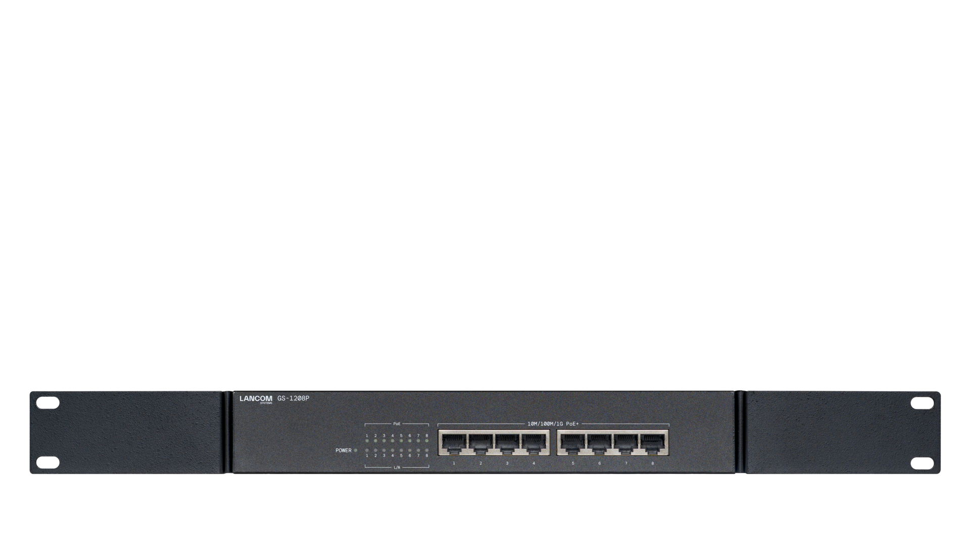 Produktfoto LANCOM GS-1208P inkl. Montage-Winkel