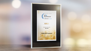 Bild von IP Insider Gold-Auszeichnung für LANCOM SD-WAN-Lösung